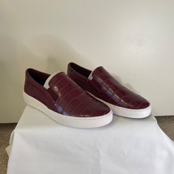 Michael Kors-Keaton Crocodile Embossed Slip On Sneakers-US Size 7.5M-New w/o Box - Picture 10 of 11